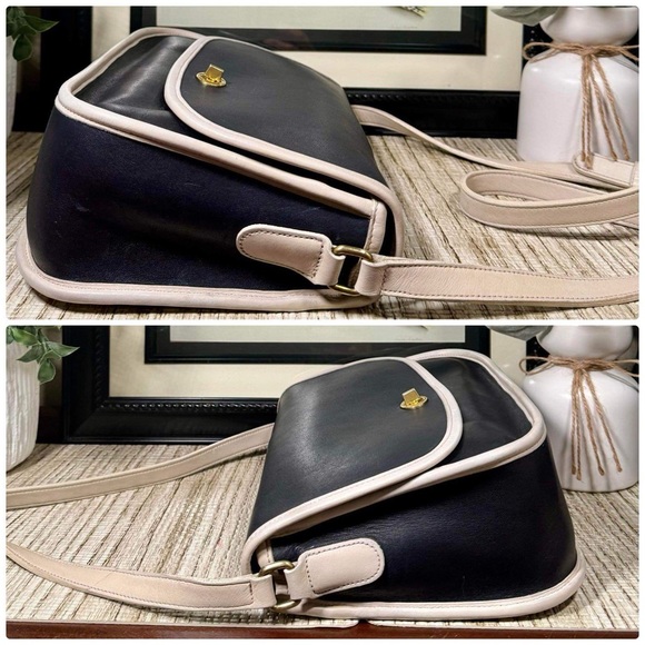 ❤️SOLD❤️Vintage Coach Spectator Navy Blue City Bag 9667 - Picture 3 of 9